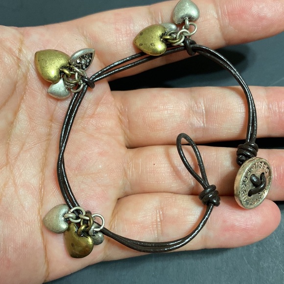 🖤NWOT💕FOSSIL leather bracelet - Picture 7 of 7